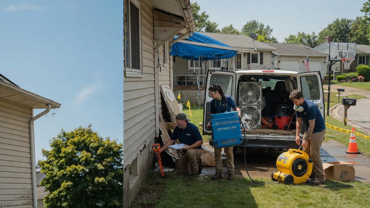 Ceiling Leak Cleanup in Reynolds, IL near me